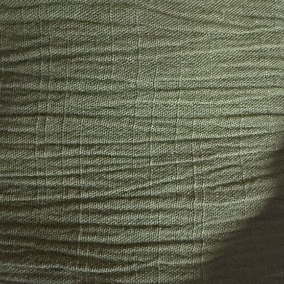 NWOT Be Cool Pleated Wrap Wide Leg Jumpsuit. Green. Size Small. - Picture 7 of 10